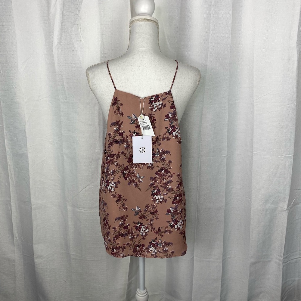 NWT Anthropologie WAYF Pink Floral/Lace Posie Cami - Picture 4 of 8